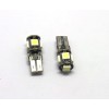 厂家直销汽车灯 T10带解码 5SMD LED示宽灯 仪表灯