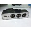 0096一分三点烟器 12-24V通用电源转换器 带USB
