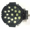LED车灯 51W圆形红色汽车工作灯 LED加装大灯越野车灯