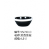 黑白圆碗