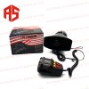 AS 100W 7音汽车警报器紧急鸣笛带麦克风PA扬声器