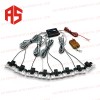 AS 2X8 16Led遥控汽车12V格栅红蓝色紧急闪光灯