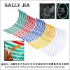 摩托车汽车自行车轮圈贴纸反光胶带16-18