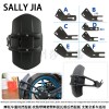摩托车通用挡泥板 带牌架塑料泥瓦盾后挡泥板