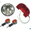 Motorcycle lighting fixtures