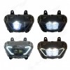 适用雅马哈ECITER155 LED大灯 摩托车大灯带天使眼
